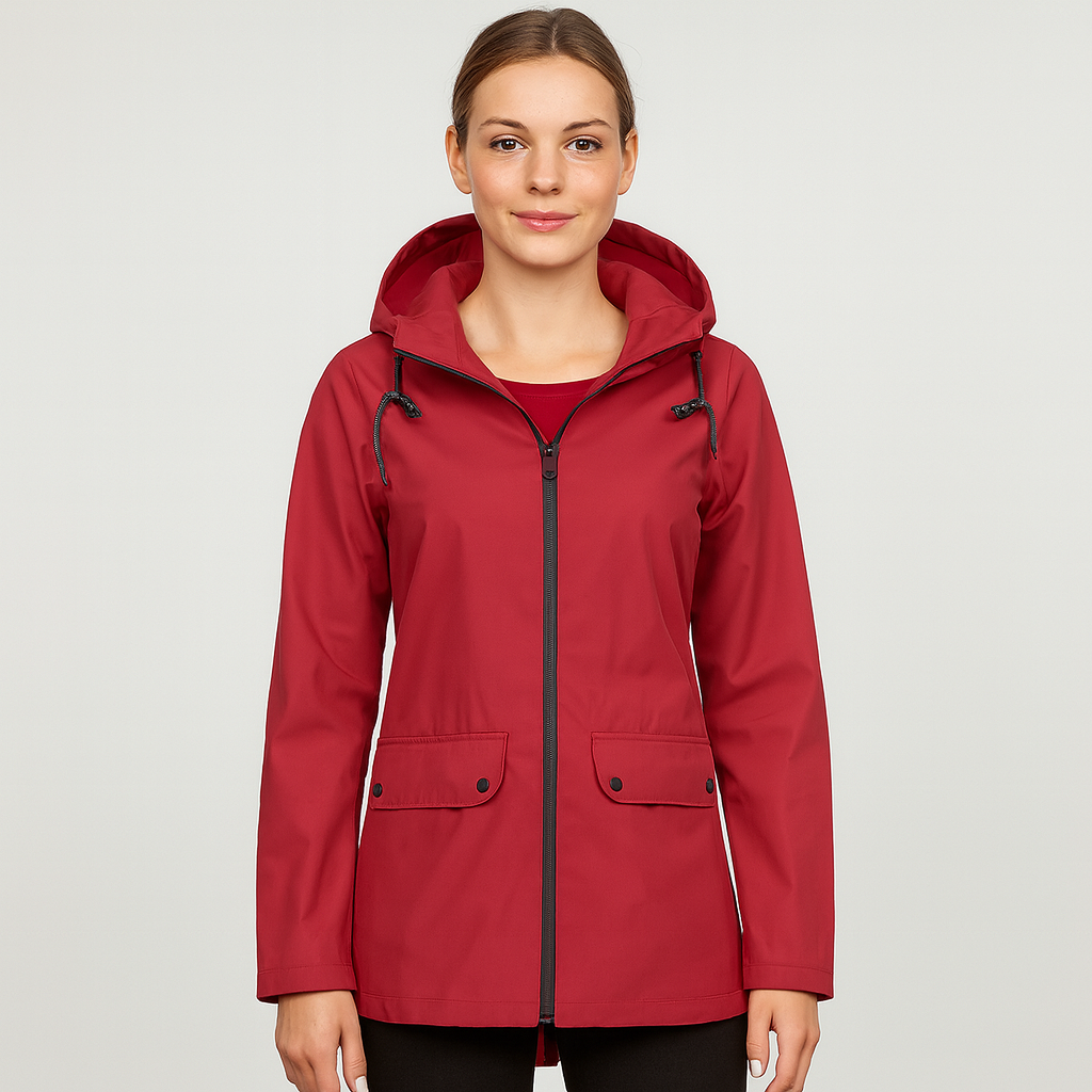 Elisabeth | Elegant Waterproof Hooded Jacket