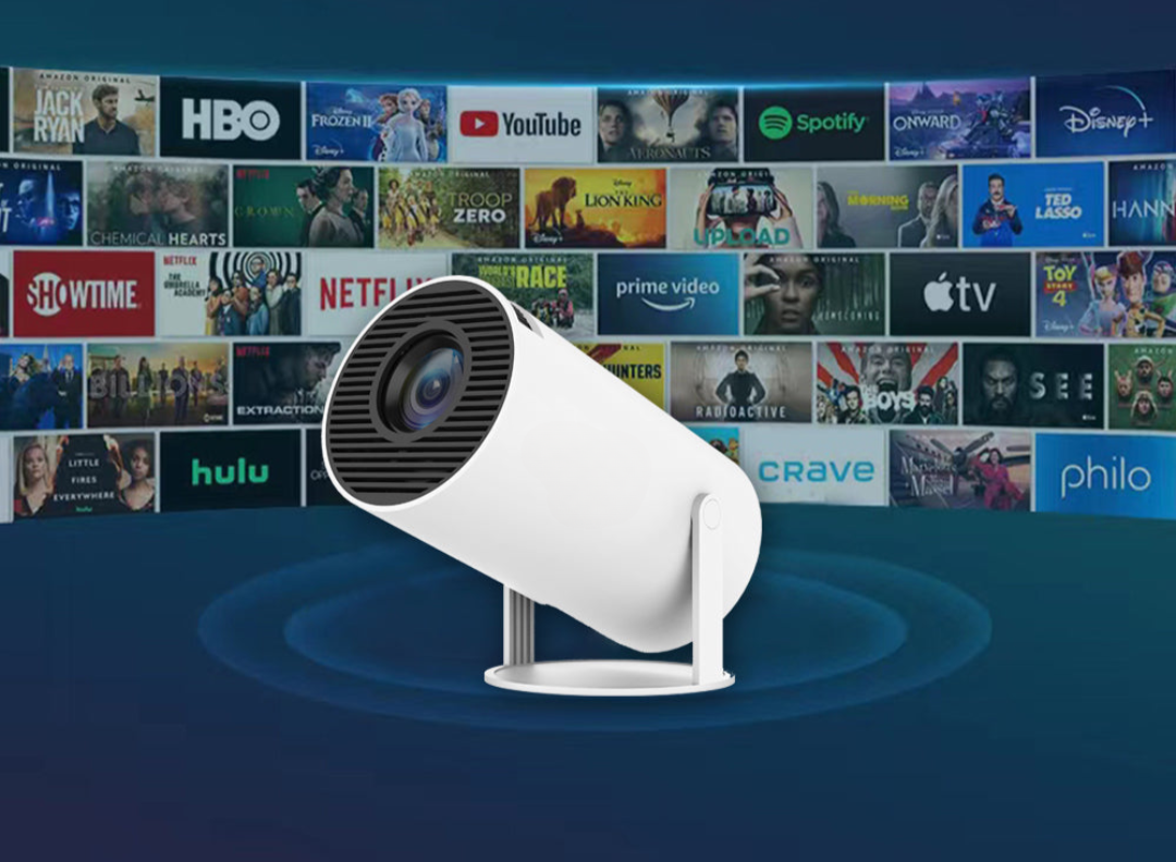 ViewMax Portable 4K HD Projector for Home