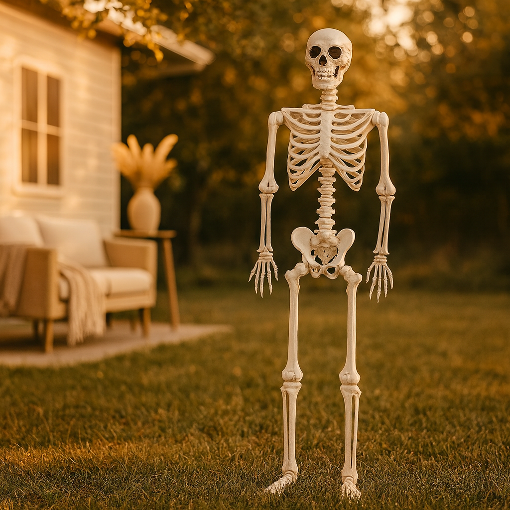 GraveShadow Halloween Sculpture – Decorative Figure for House & Garden