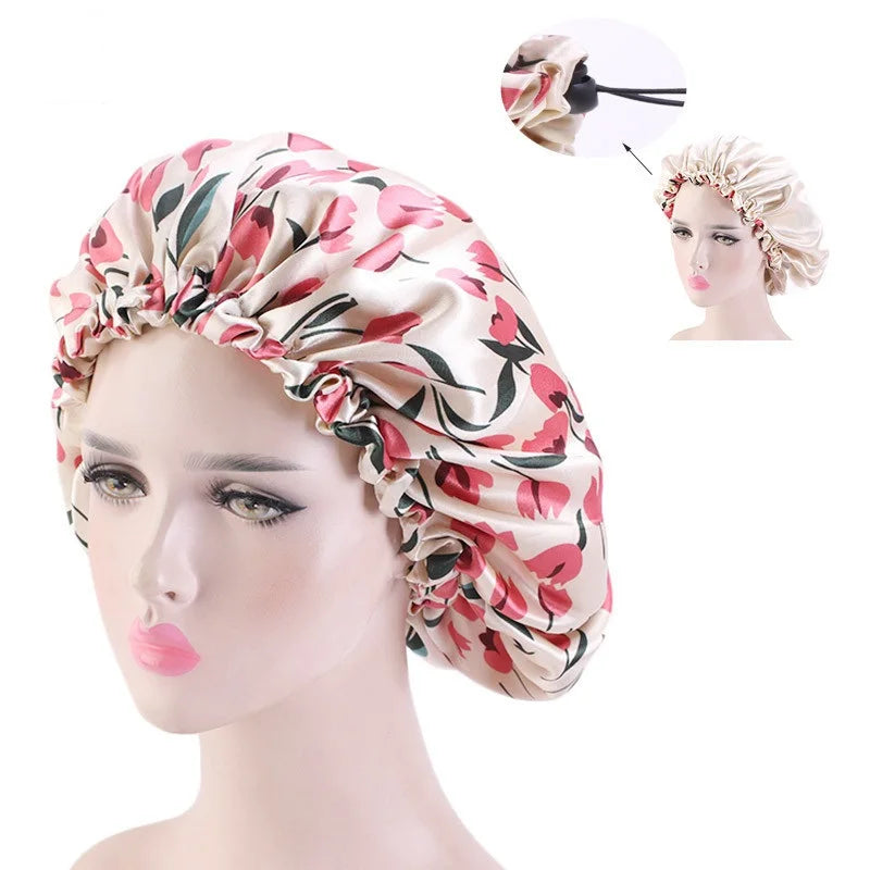 Jasmine - Elastic Sleep Cap for Women