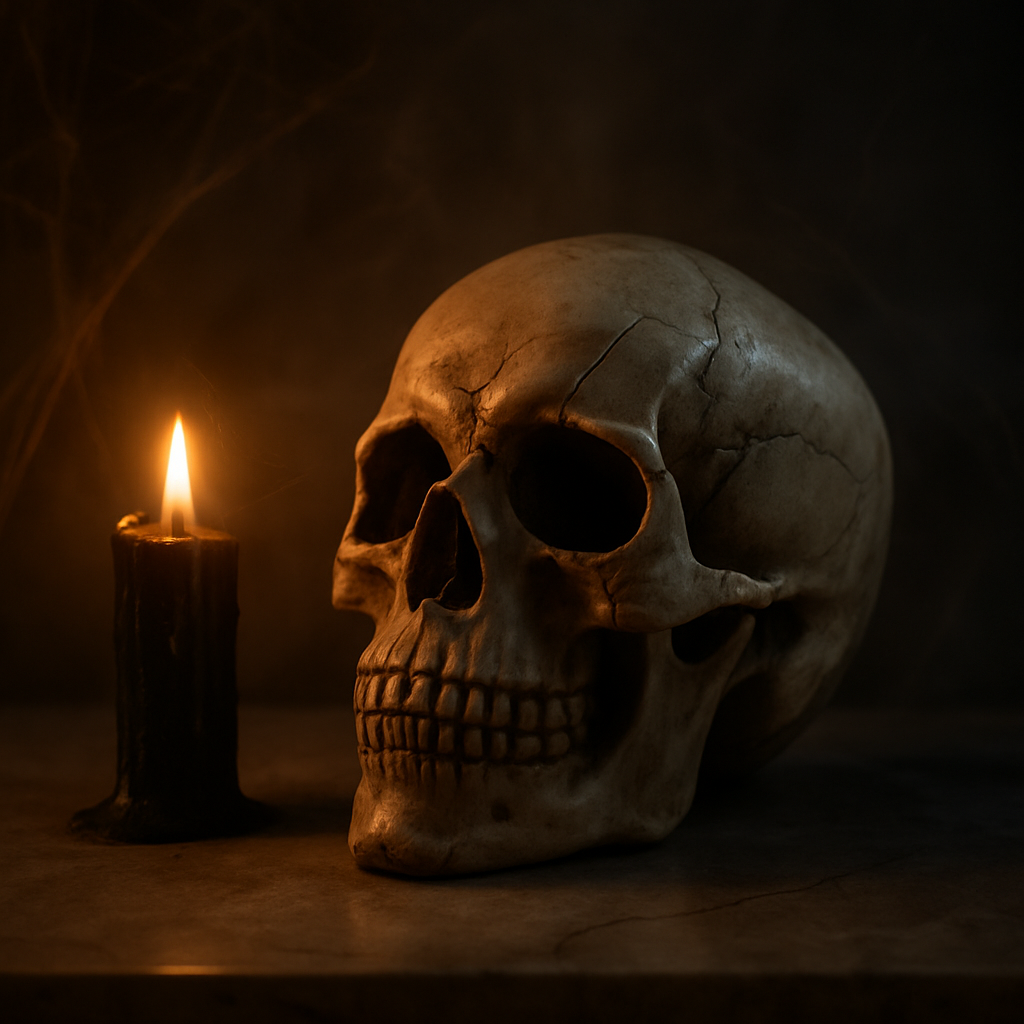 Halloween Head Model – Life-Size 7–9 Inch Decoration for Home and Party