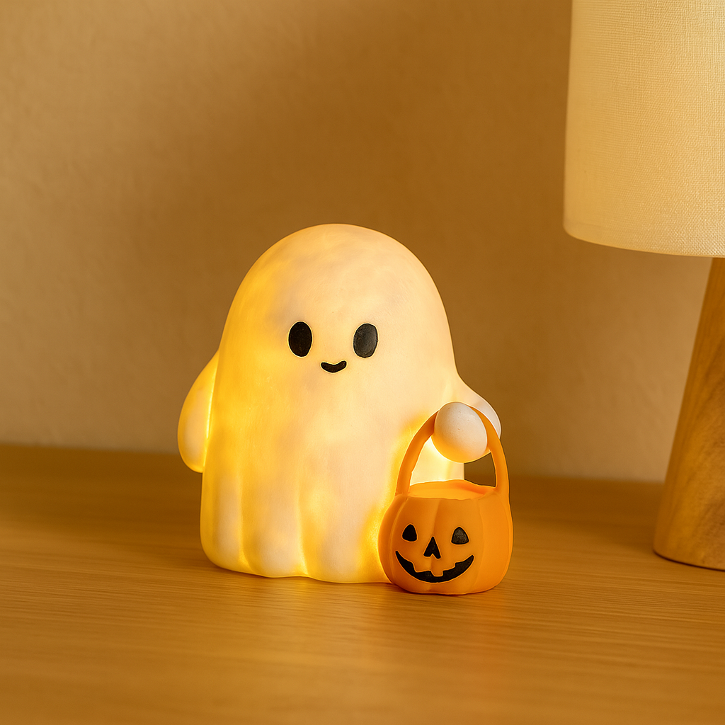 Halloween Pumpkin made of Resin – Decorative Table Ornament