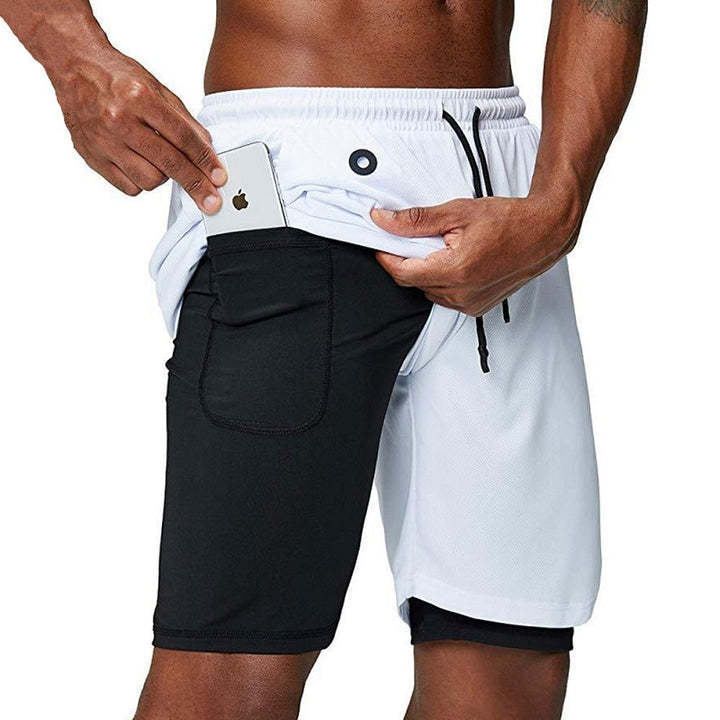 Tobias - Comfortable shorts with drawstring and phone pocket