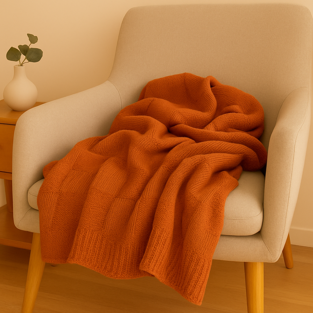 Cozy Emergency Blanket with Sunny Finish