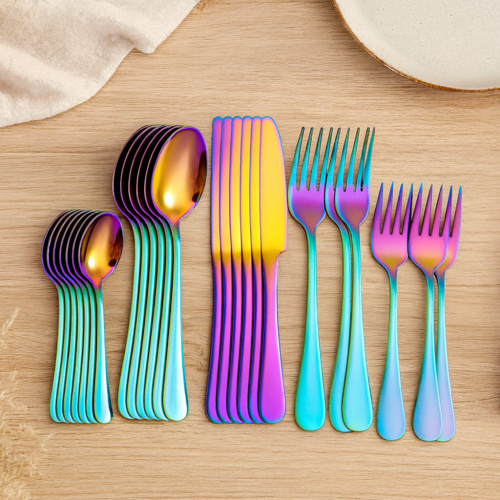 Rowan | 30-Piece Stainless Steel Cutlery Set