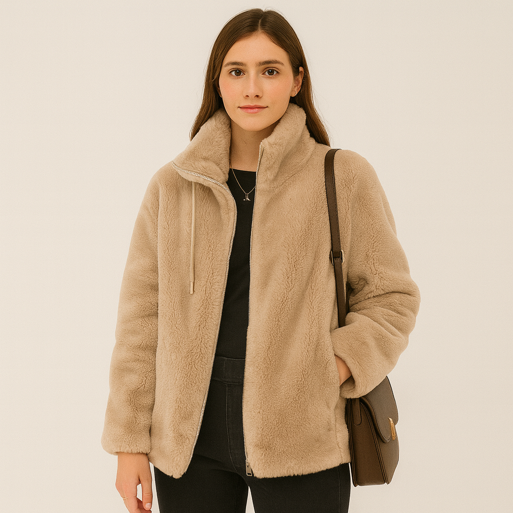 Jackie | Cozy Oversized Teddy Long Jacket