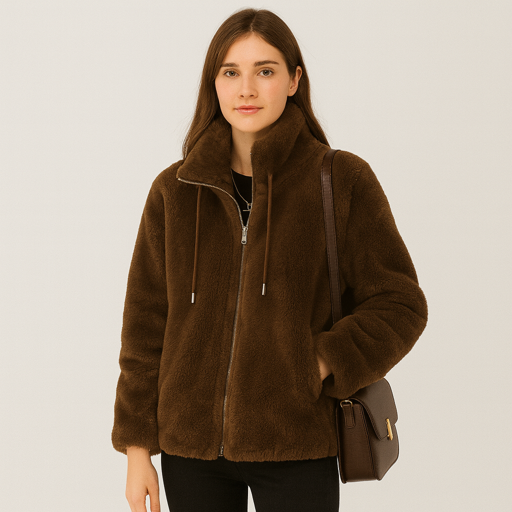 Jackie | Cozy Oversized Teddy Long Jacket