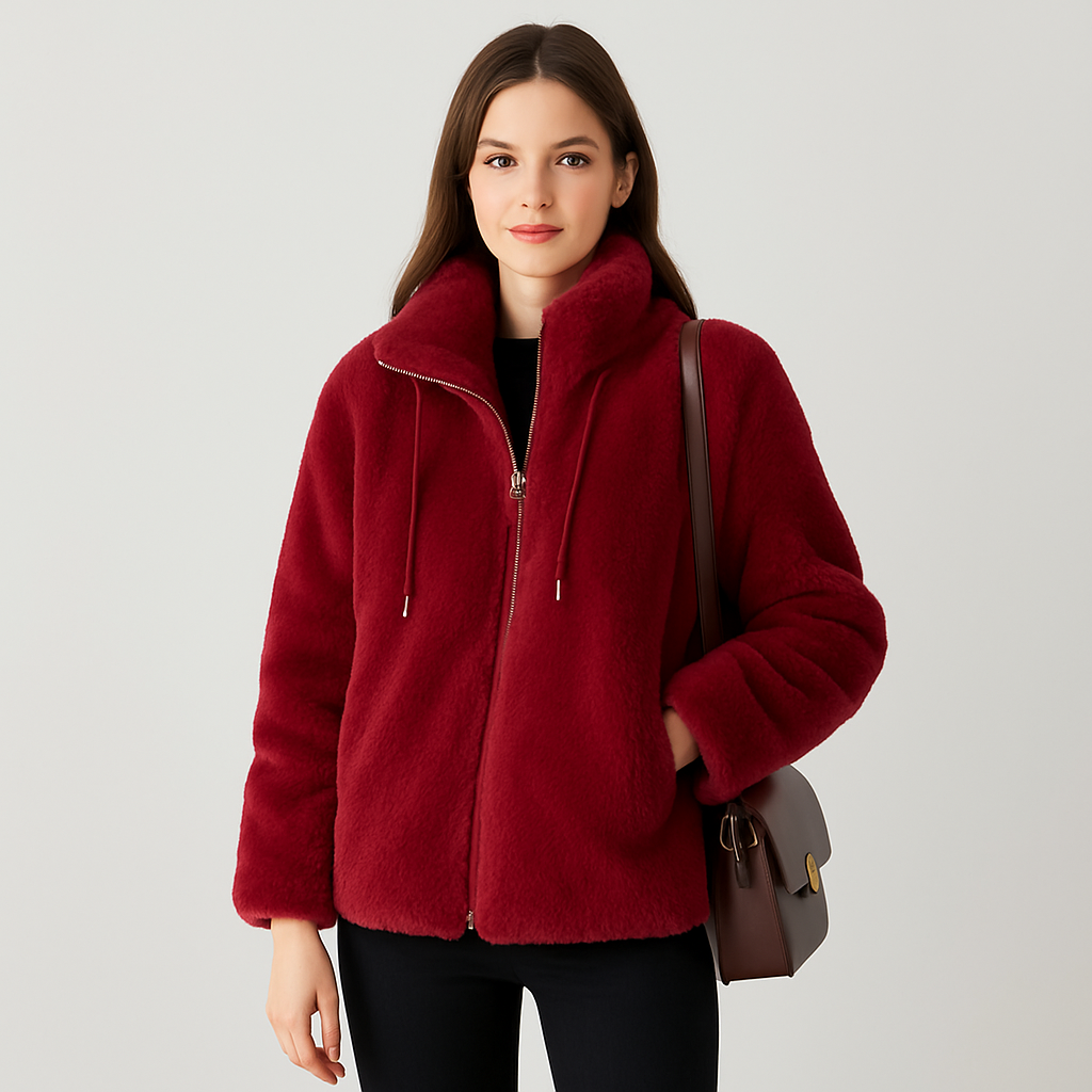 Jackie | Cozy Oversized Teddy Long Jacket
