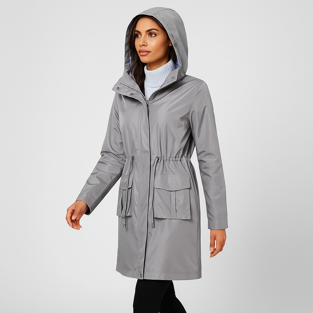 Jenna | Waterproof Trench Coat with Hood