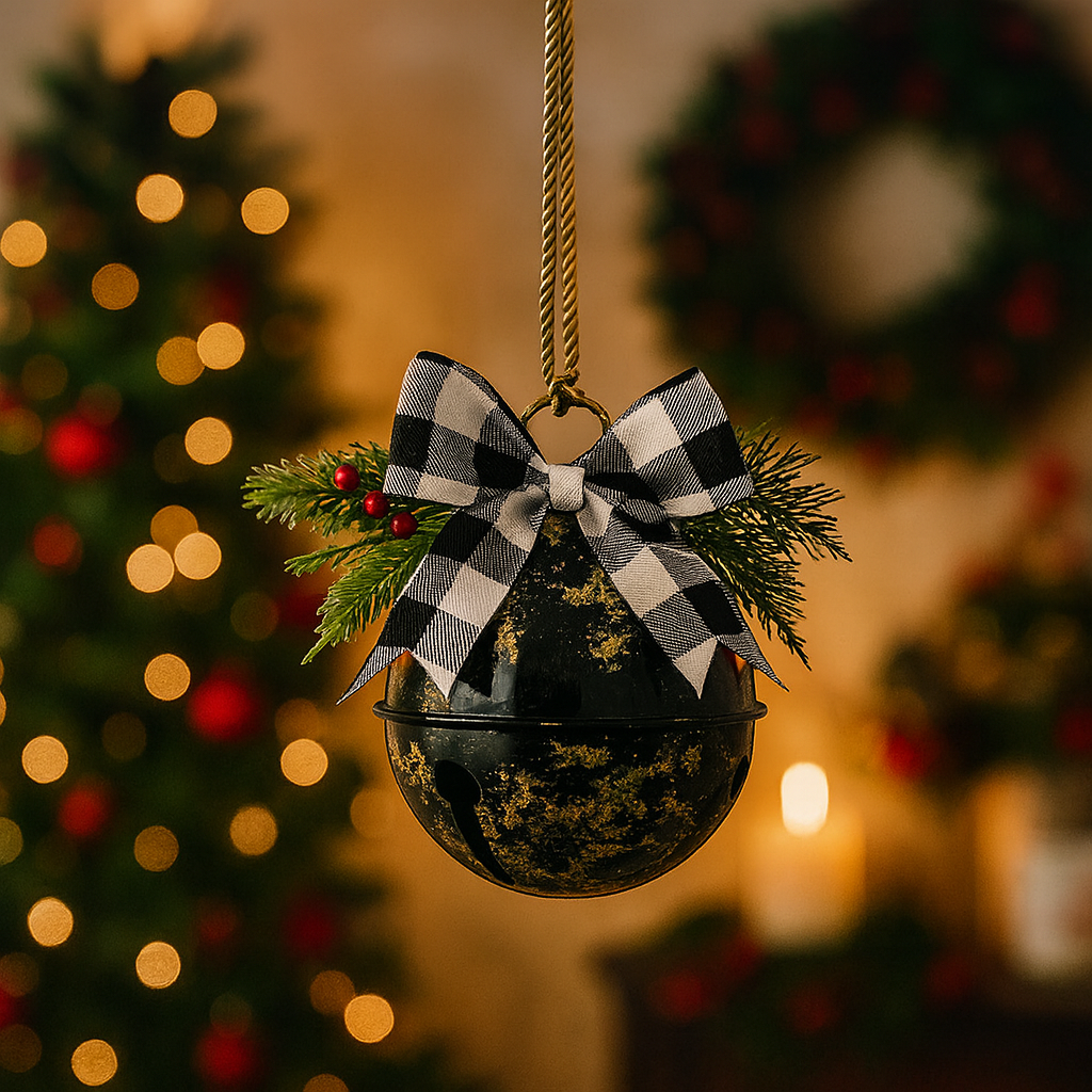 JingleCrest | Elegant Christmas Bell Wreath