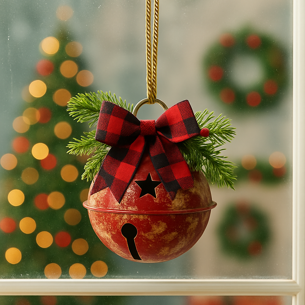 JingleCrest | Elegant Christmas Bell Wreath