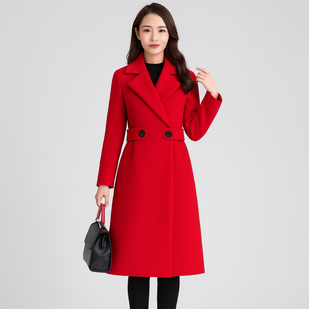Laura | Elegant Winter Coat with Belt