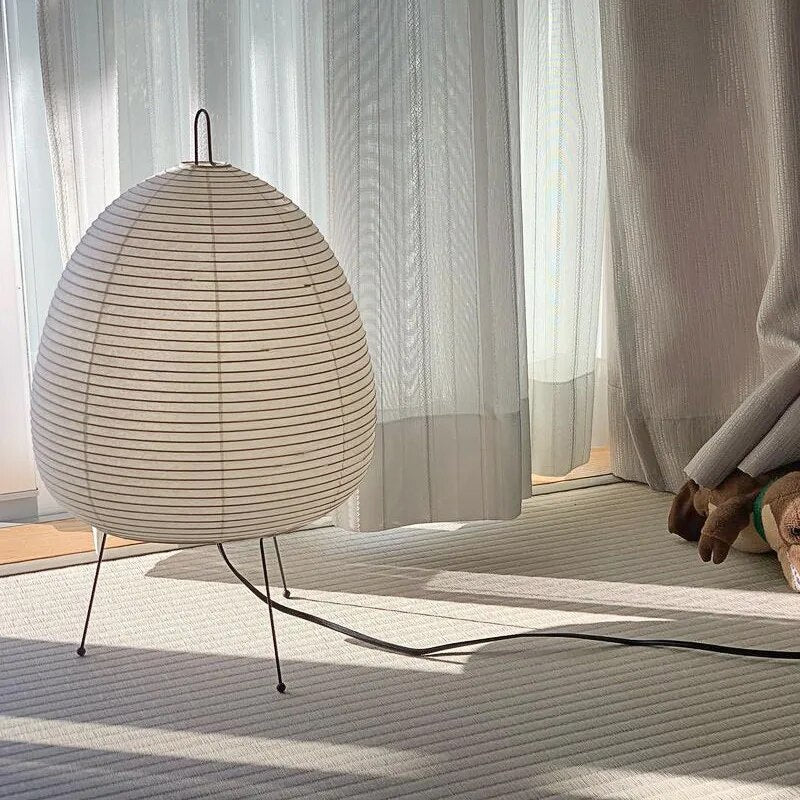 LumiGlow Japanese Rice Paper Lamp – Stylish Indoor Lighting