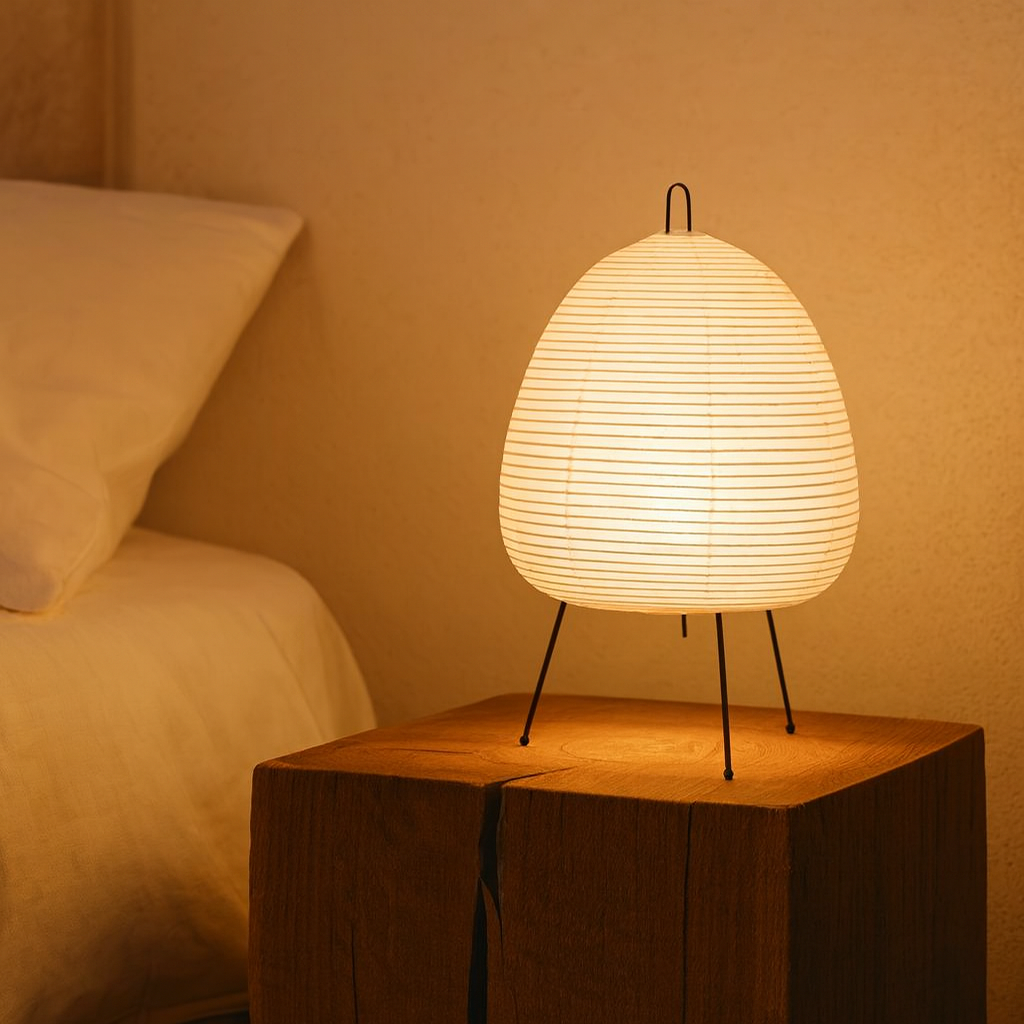 LumiGlow Japanese Rice Paper Lamp – Stylish Indoor Lighting