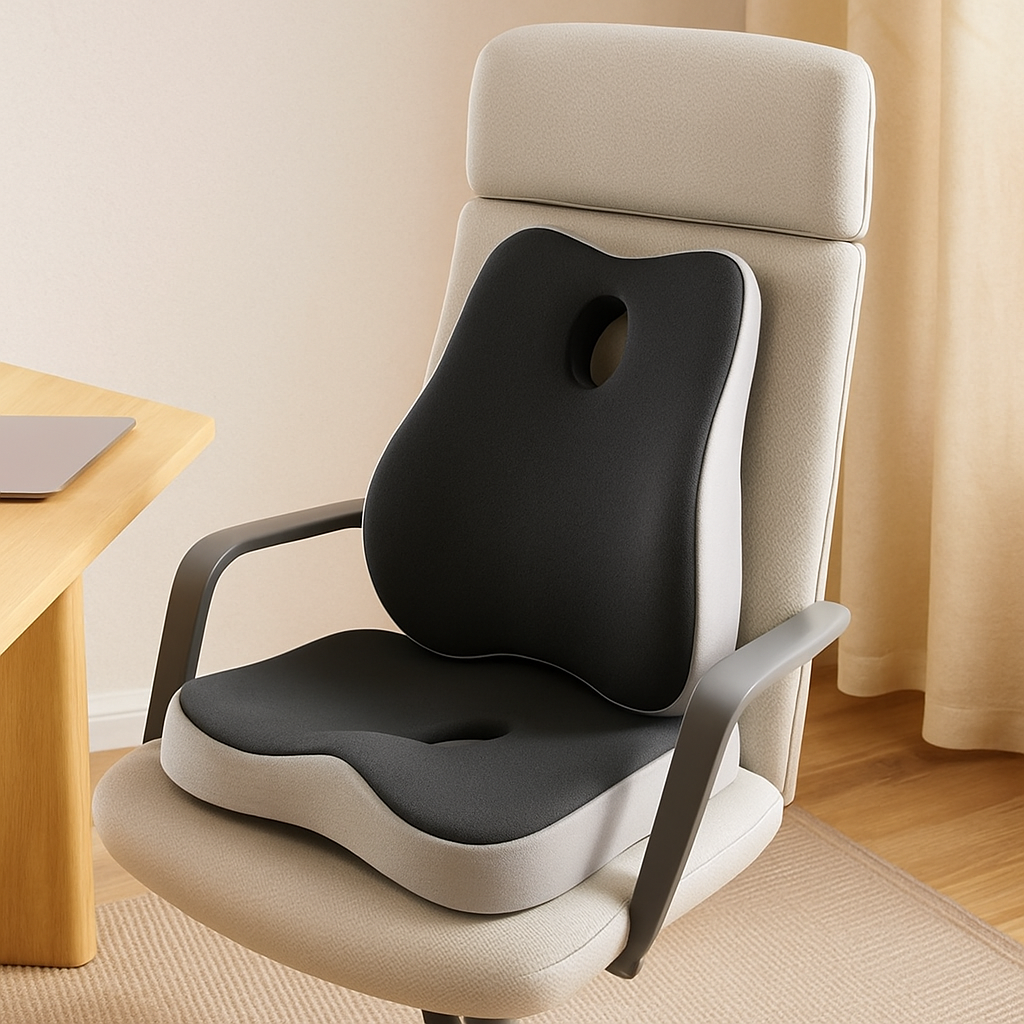 Lumora | Ergonomic Memory Foam Lumbar Support Cushion