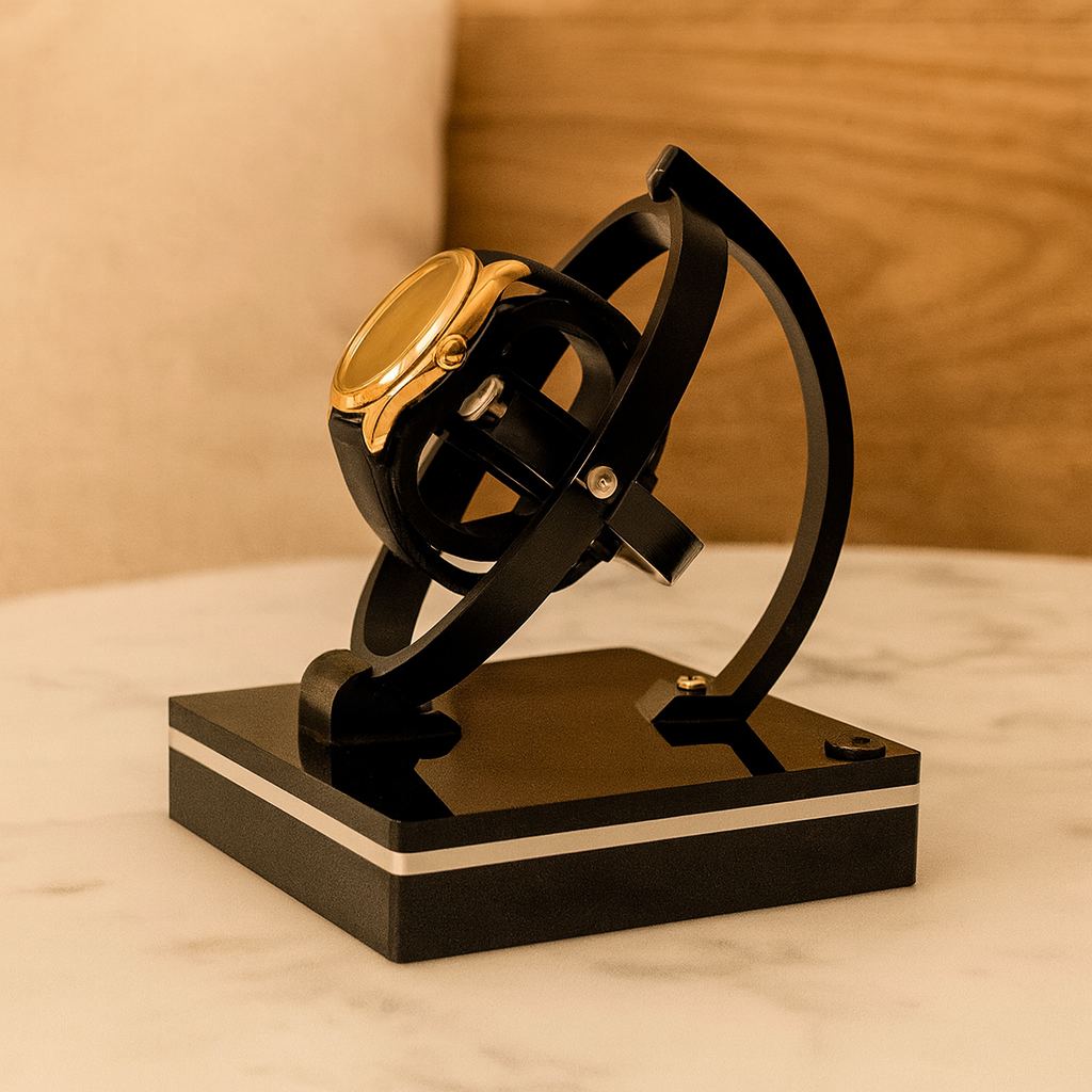 Lux Automatic Watch Winder with Display Cabinet for Mechanical Watches