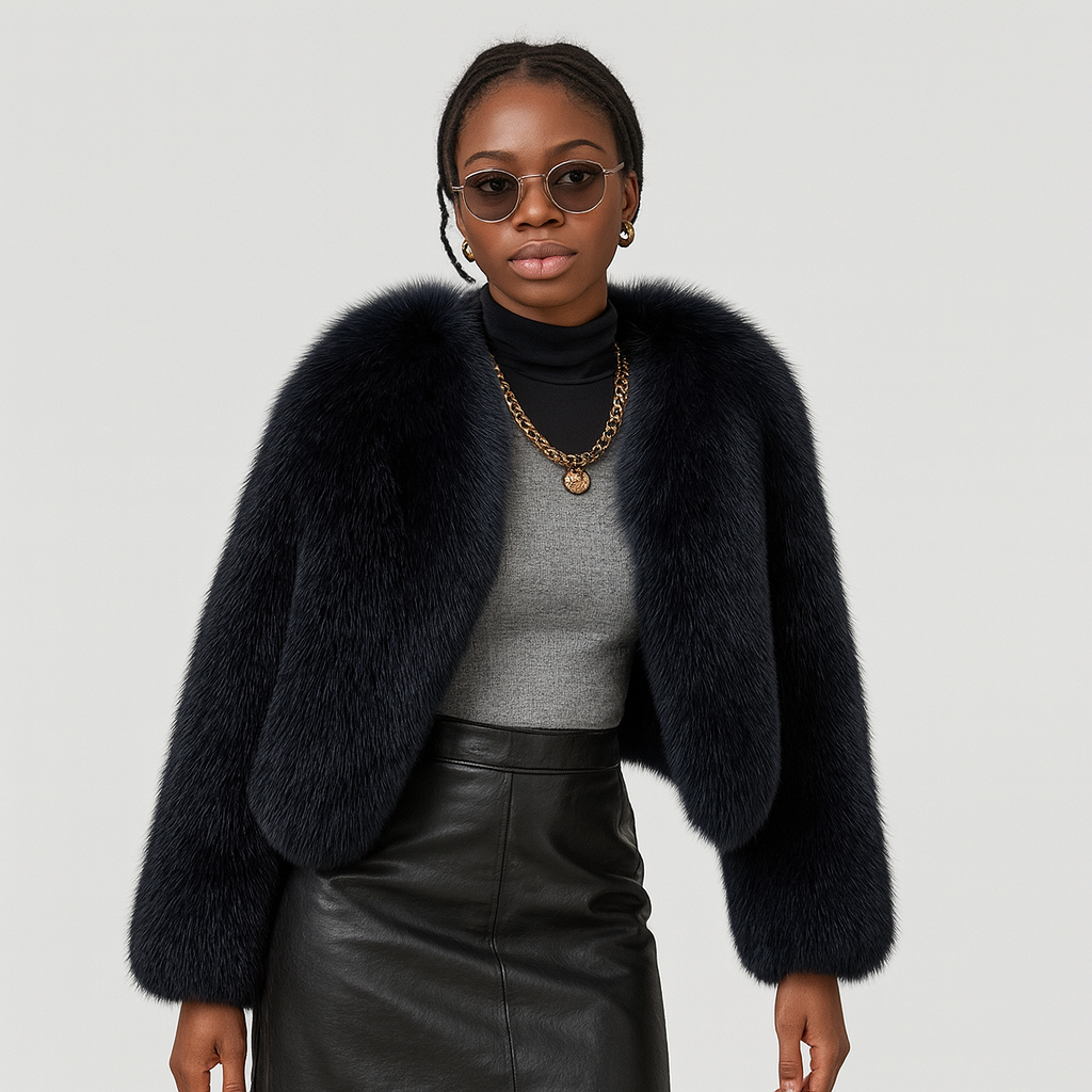 Lydia | Teddy Winter Coat with Open Front