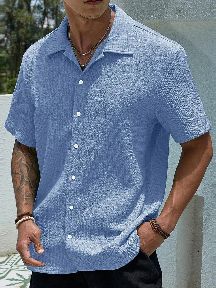 Marky - Men's Stylish Shirt - Summer Chic