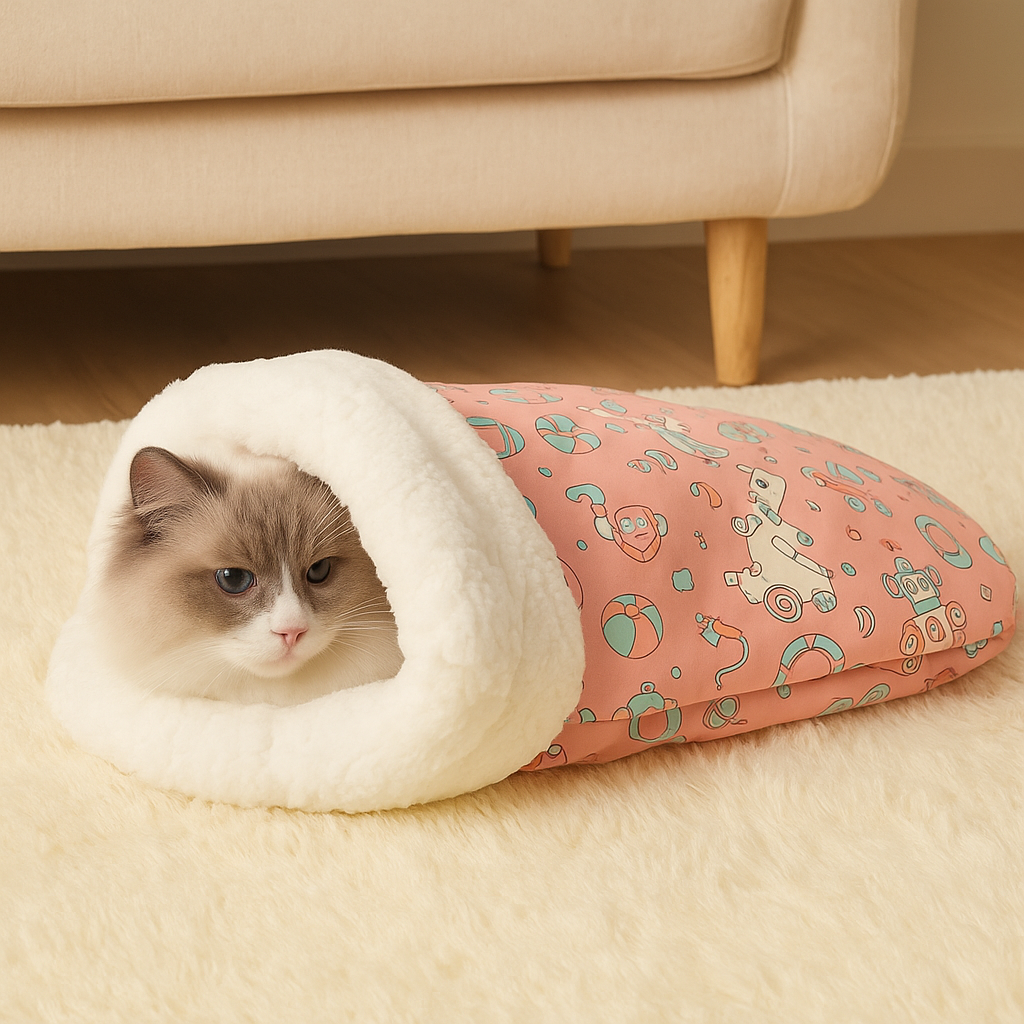 MoonLounge | Plush Cat Sleep Pod