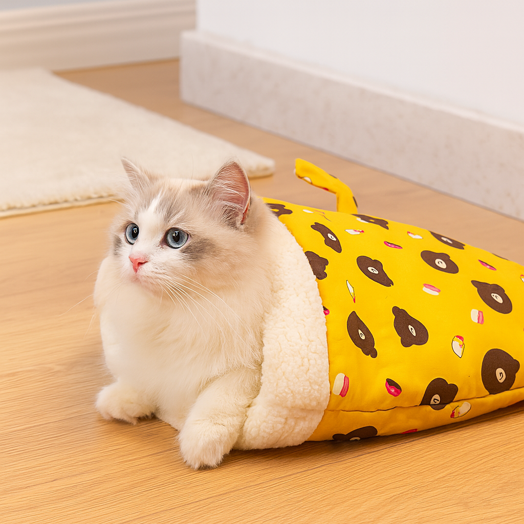MoonLounge | Plush Cat Sleep Pod
