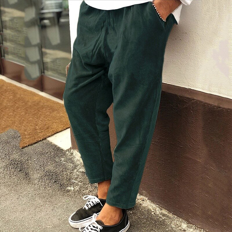 Comfortable solid-colored pants