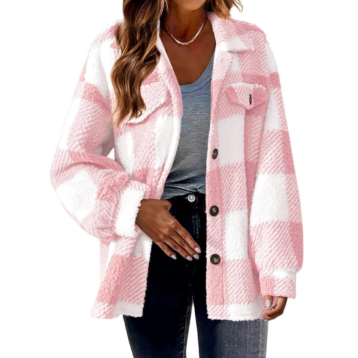 Pauline | Plush Fleece Winter Jacket for Women