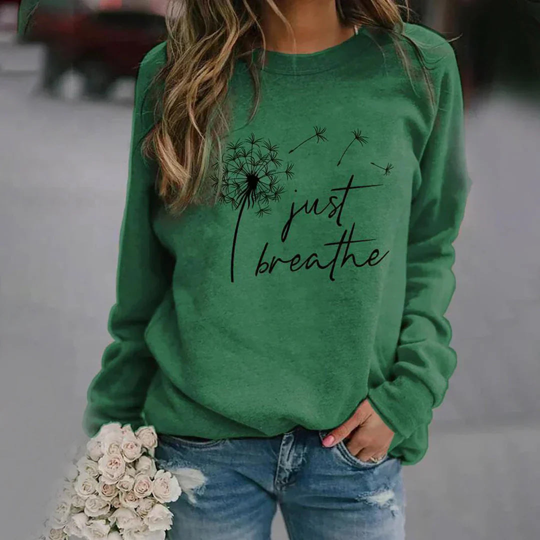 Sofia – Casual Long-Sleeve Blouse with Unique Print