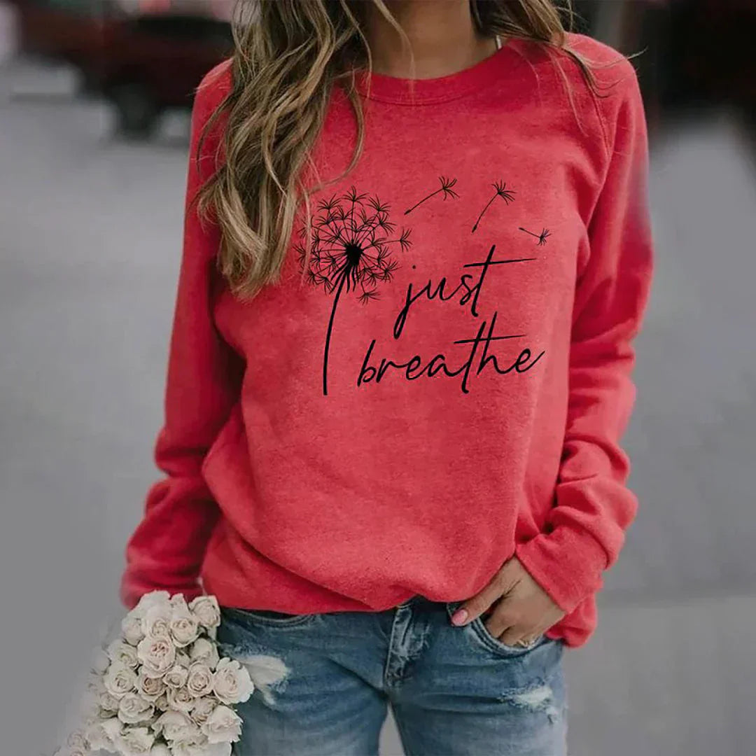 Sofia – Casual Long-Sleeve Blouse with Unique Print