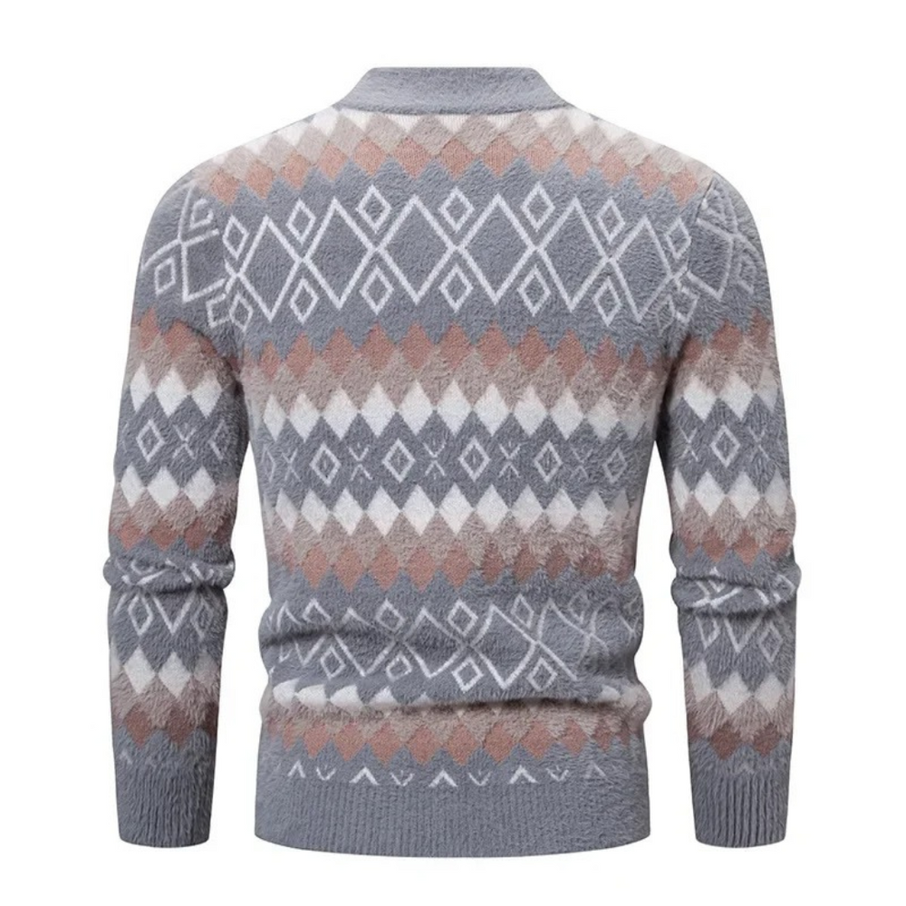 Conrad Long-sleeve Sweater with Round Neck