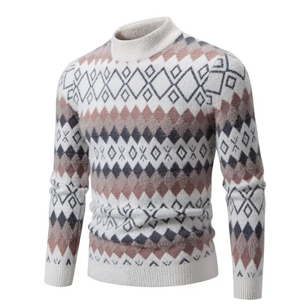 Conrad Long-sleeve Sweater with Round Neck