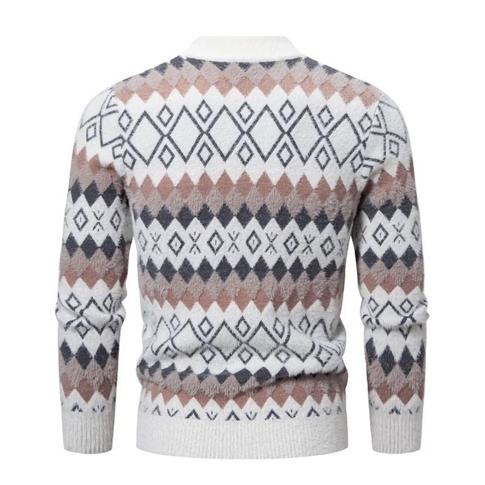 Conrad Long-sleeve Sweater with Round Neck
