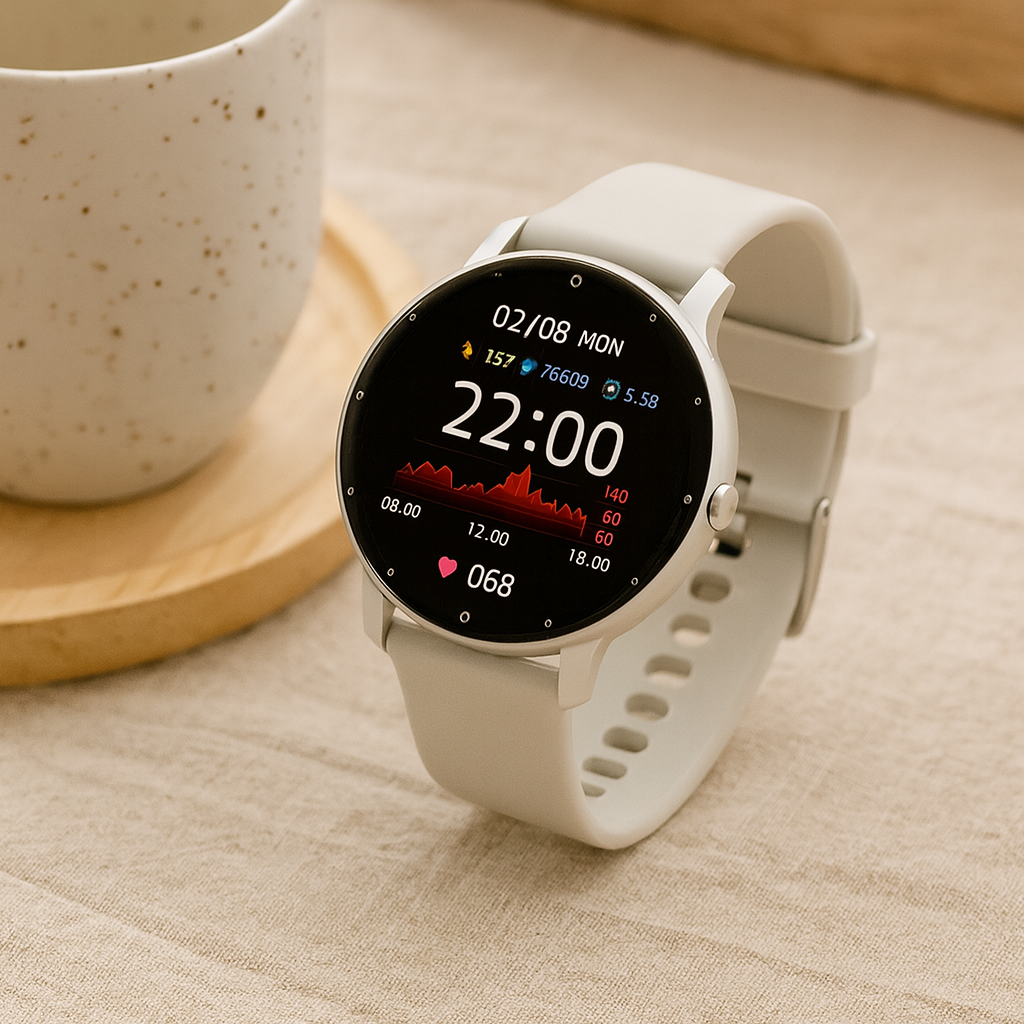 PulseSync | Cardio Smartwatch with Heart Monitoring, Call and Message Notifications, and All-Day Fitness Tracking