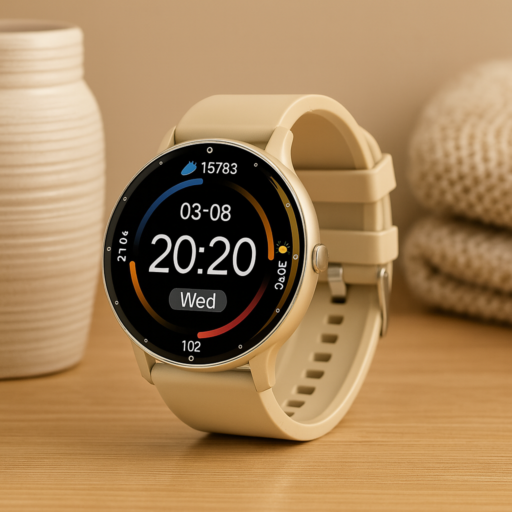 PulseSync | Cardio Smartwatch with Heart Monitoring, Call and Message Notifications, and All-Day Fitness Tracking