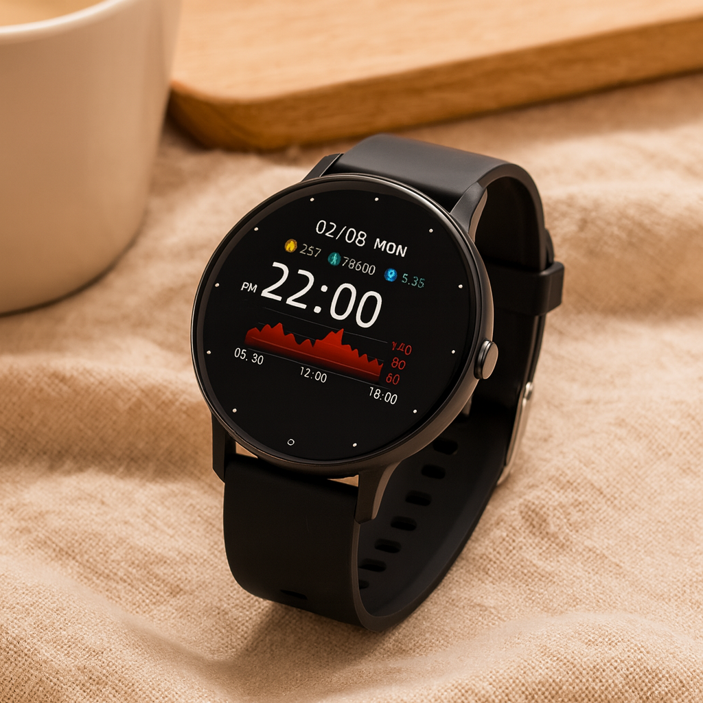 PulseSync | Cardio Smartwatch with Heart Monitoring, Call and Message Notifications, and All-Day Fitness Tracking