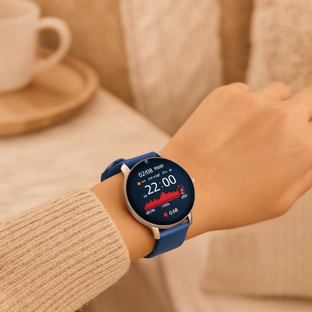 PulseSync | Cardio Smartwatch with Heart Monitoring, Call and Message Notifications, and All-Day Fitness Tracking