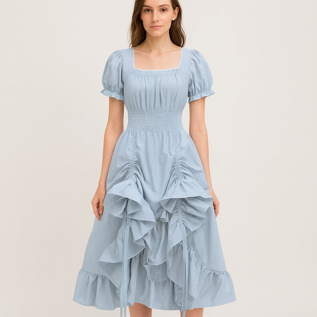 RoyalBloom Renaissance Dress – Victorian-inspired Women's Dress