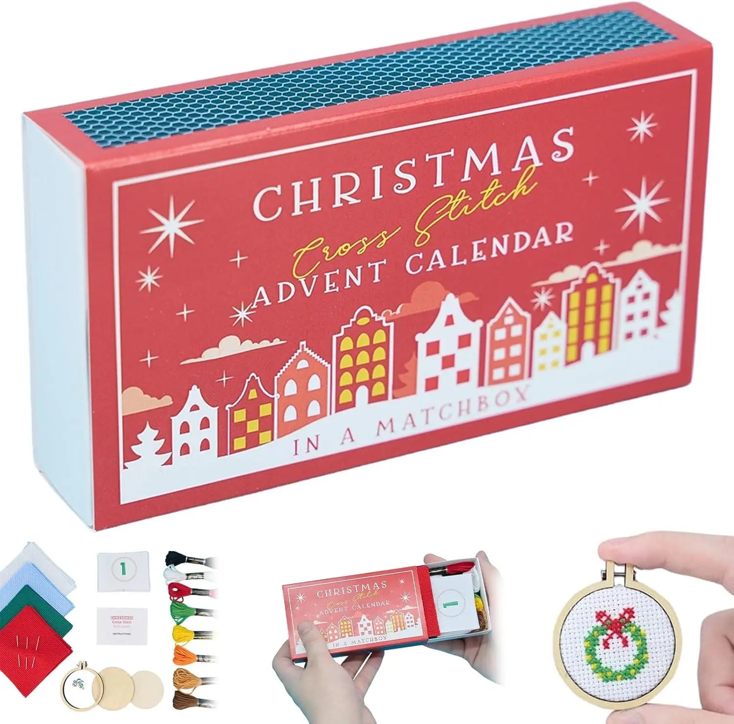 Christmas Cross-Stitch Advent Calendar
