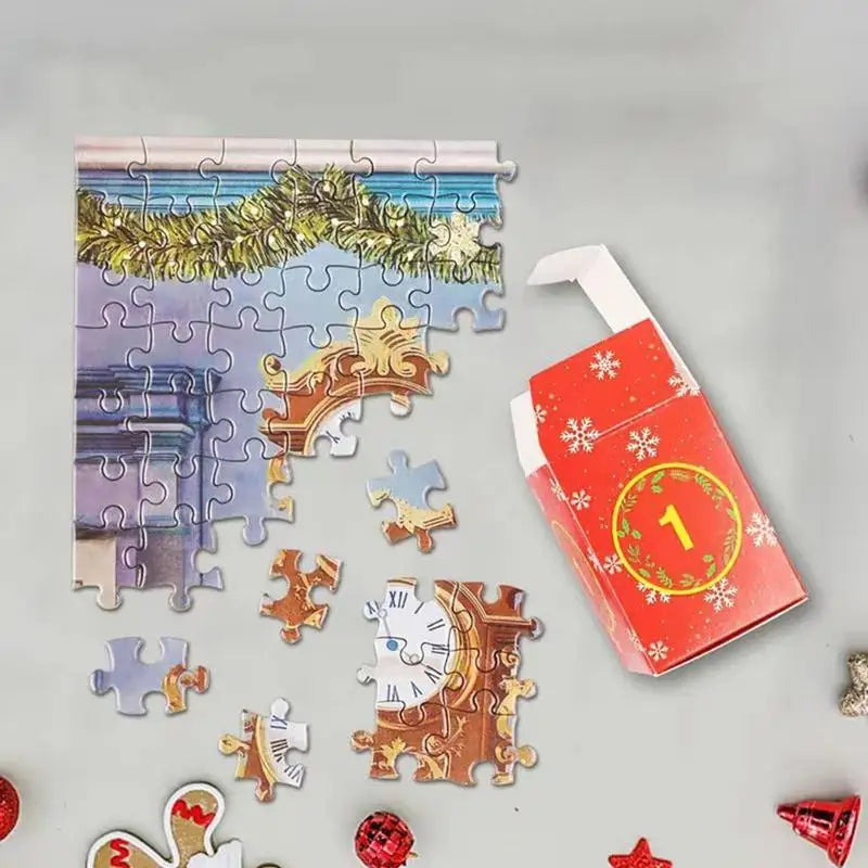 Advent Calendar with Puzzles for the Christmas Countdown