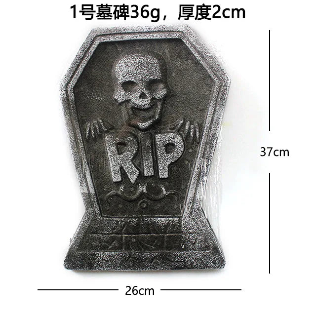 Foam Headstone Halloween Decoration