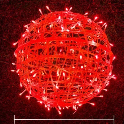 Braided Circular Lights for Festive Shine