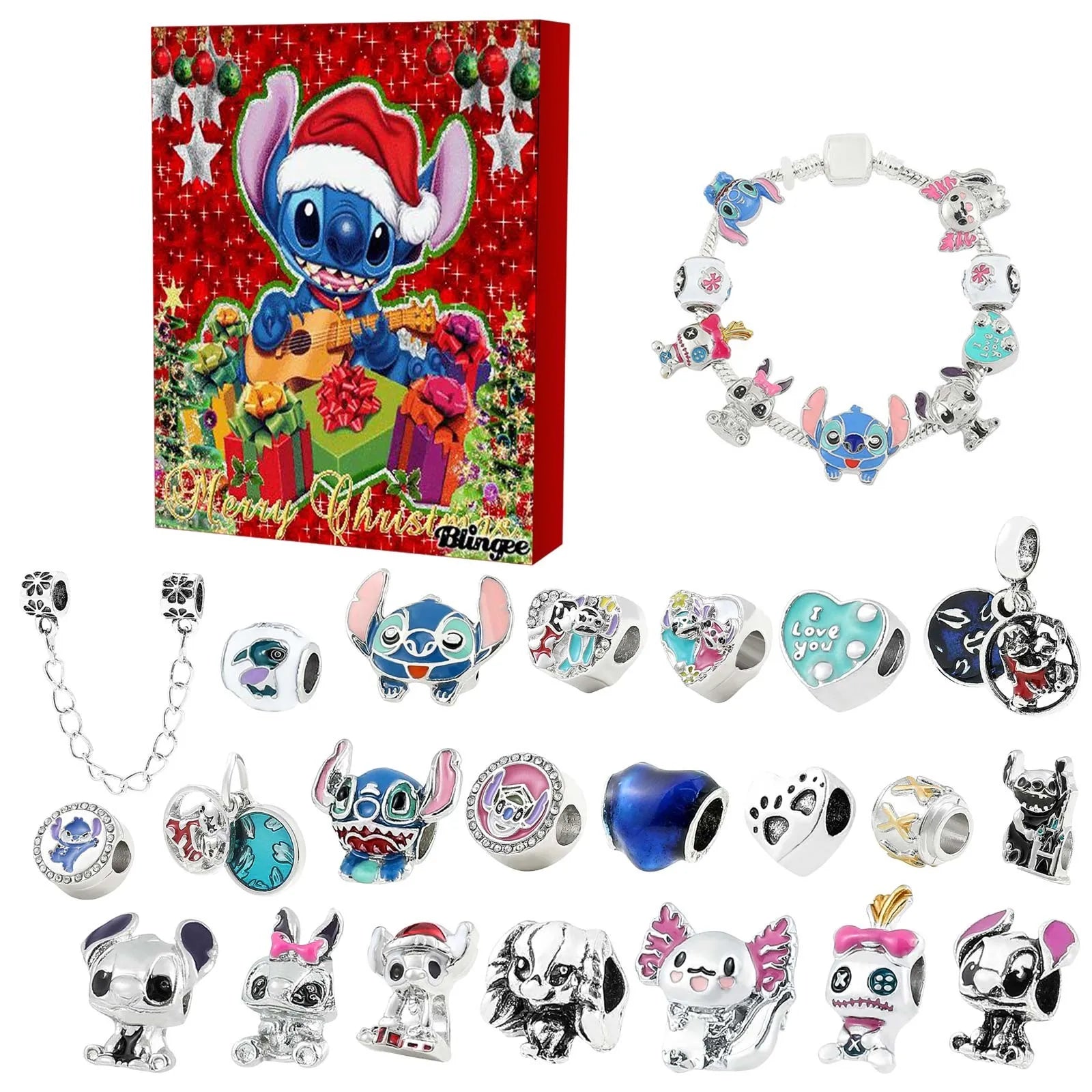 Set for making Advent calendar bracelets for children
