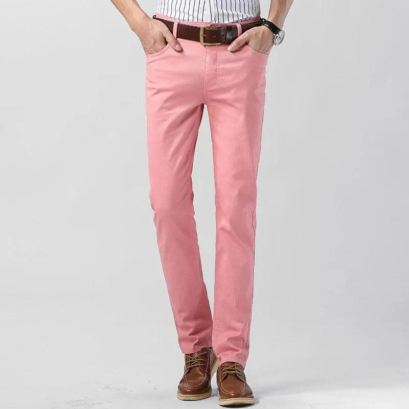 Jason - Slim Fit Pants with Practical Pockets