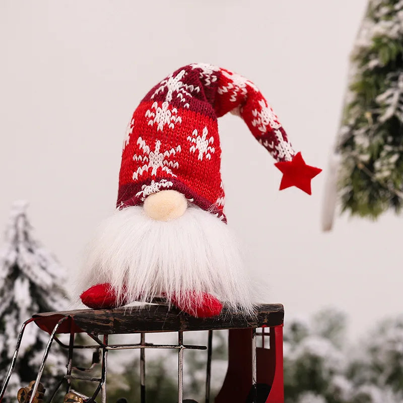 Christmas Gnome Face-Less Doll Night Light