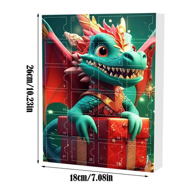 24-Day Puzzle Game Dragon Advent Calendar