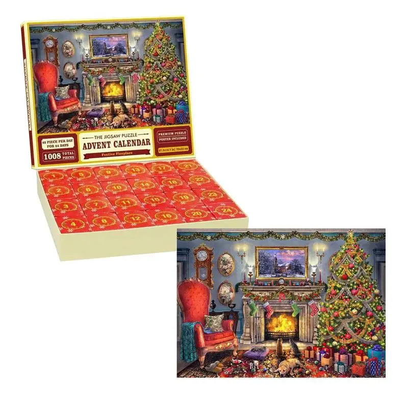 Advent Calendar with Puzzles for the Christmas Countdown