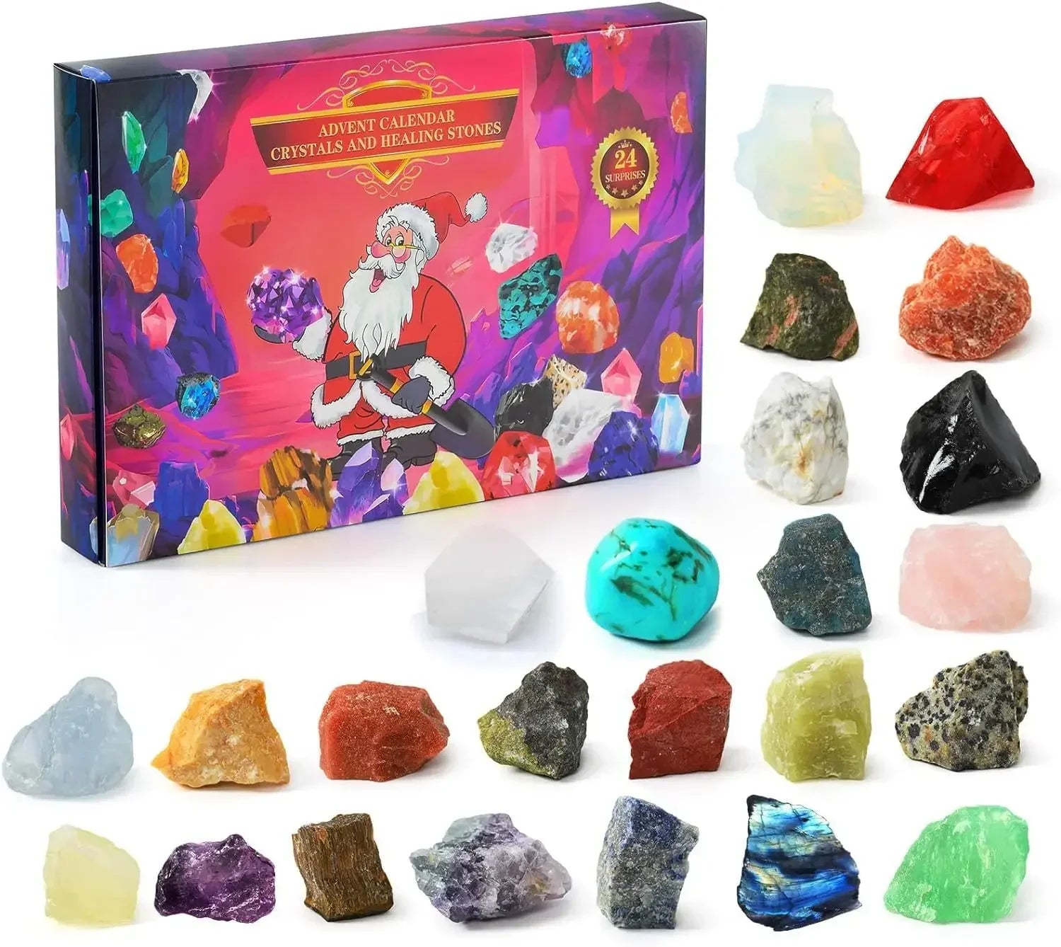 Ava Crystal Advent Calendar with Gemstones