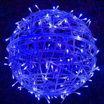 Braided Circular Lights for Festive Shine
