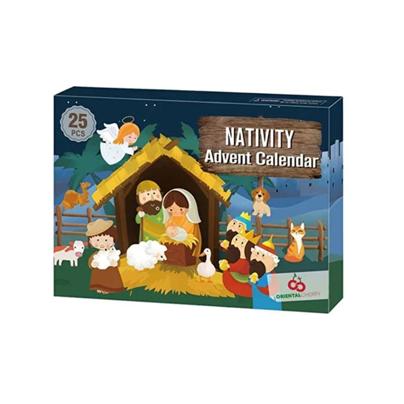 Nativity Advent Calendar 24 Resin Miniatures of the Holy Family