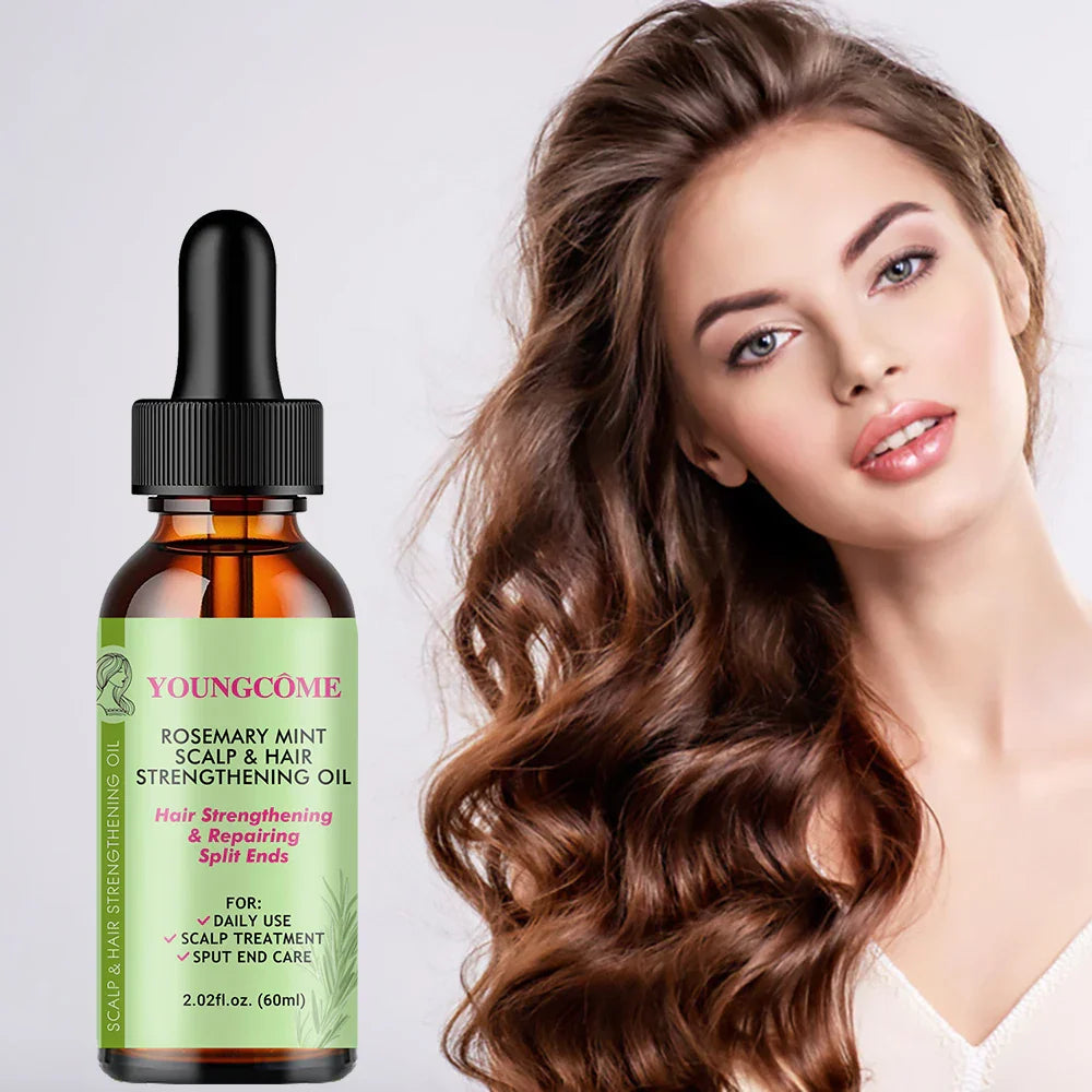 Rosemary Mint Hair Strengthening Oil - Nourishing Treatment