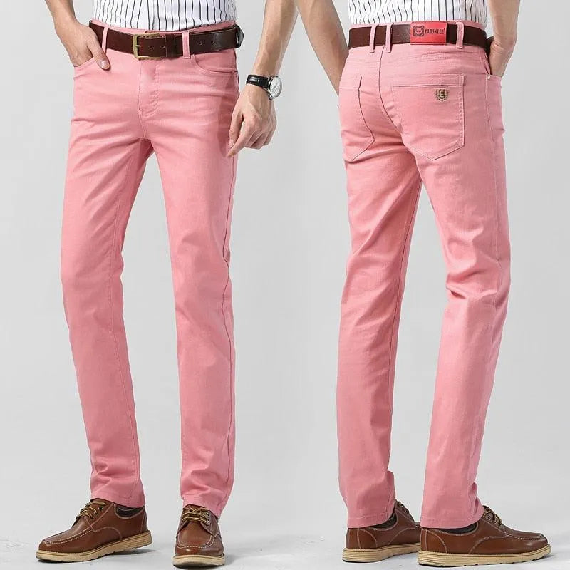 Jason - Slim Fit Pants with Practical Pockets